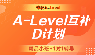 锦秋A-Level互补D计划