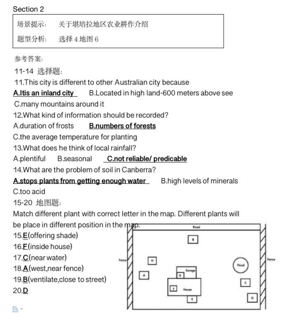 新航道2021年12月雅思听力考试分析（上）