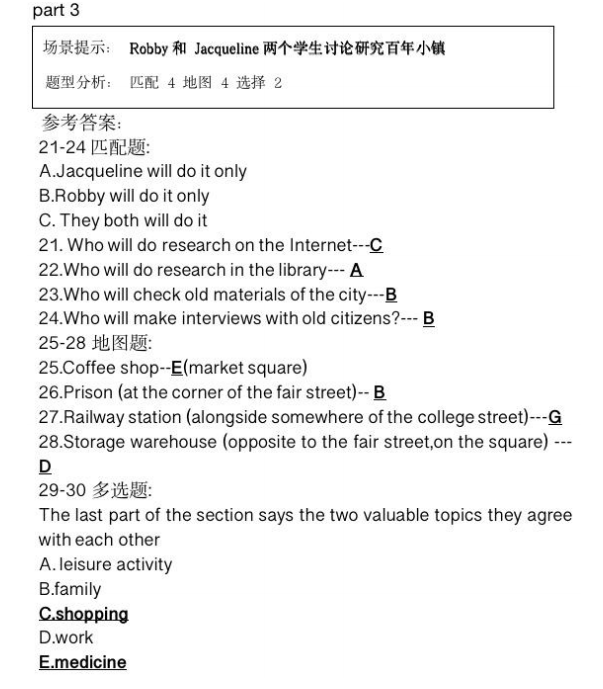 新航道2021年12月雅思听力考试分析（下）