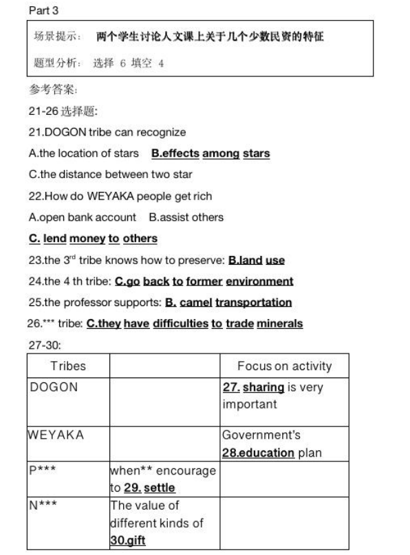 新航道2021年12月雅思听力考试分析（下）