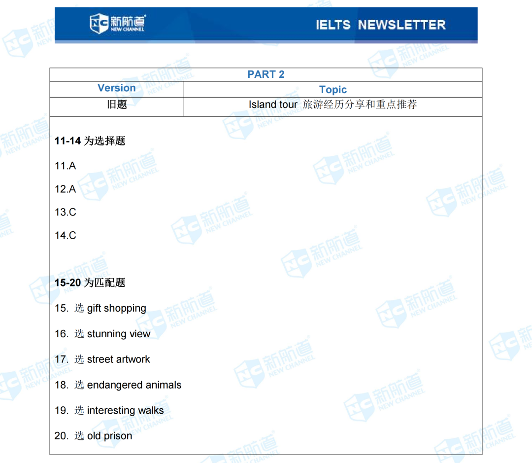 雅思考试机经 雅思考试机经
