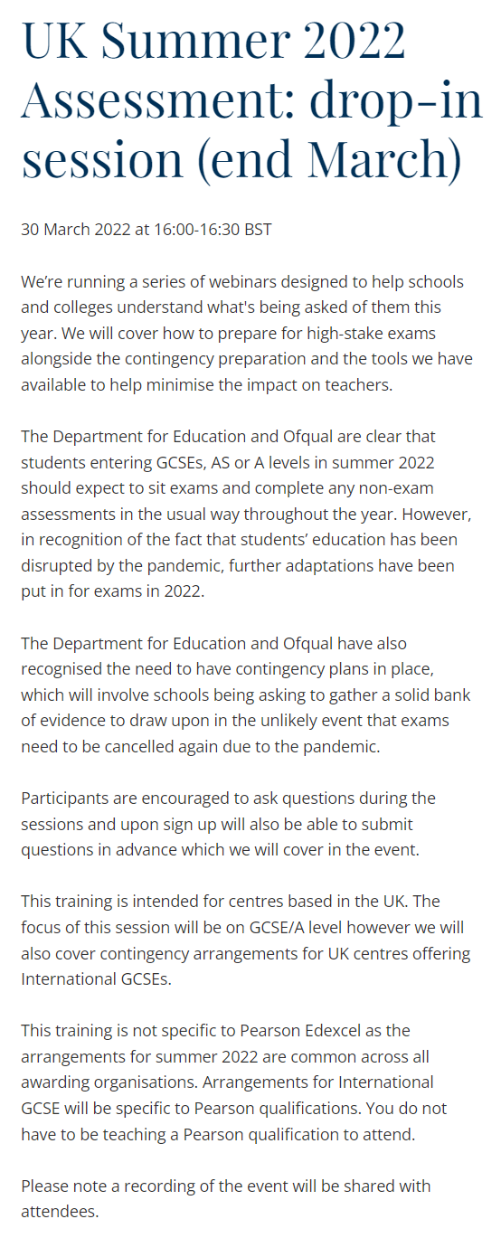 2022年的Alevel考试能否正常进行?官方资讯来了!