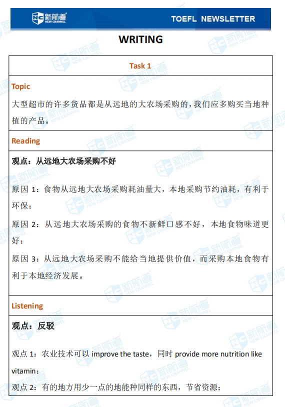 新航道2020年08月30号托福考试机经！