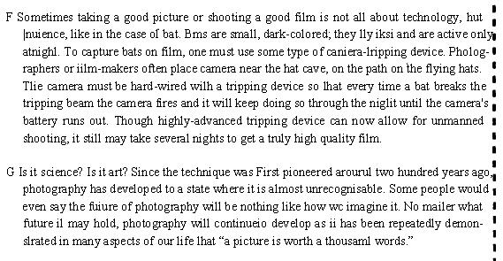 雅思阅读真题:High Speed Photography  高速摄影