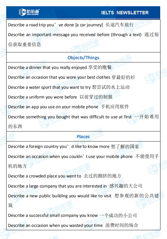 新航道2020年08月01日雅思考试机经! 新航道2020年08月01日雅思考试机经!