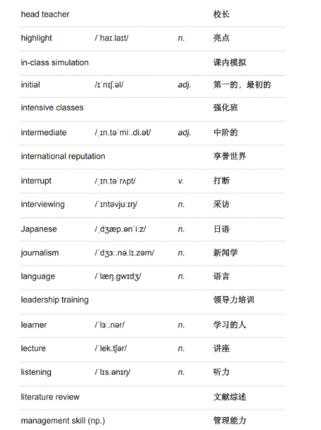 雅思听力学术类词汇:学生与教育 雅思听力学术类词汇:学生与教育