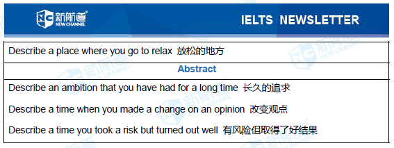 新航道2020年12月03日雅思考试机经! 新航道2020年12月03日雅思考试机经!