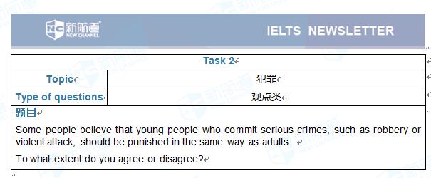 　　2017.05.06雅思考试机经写作部 Task 2 犯罪
