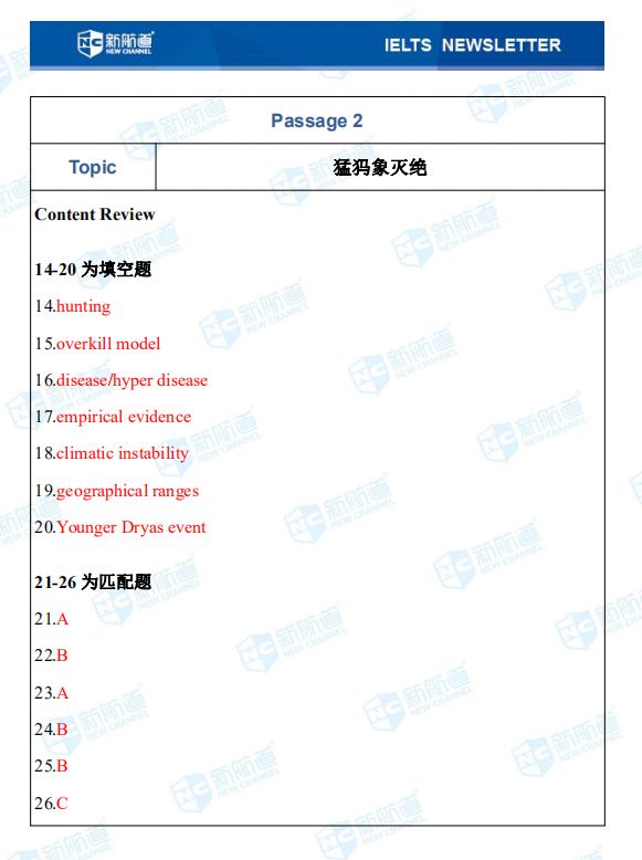 新航道2020年08月06日雅思考试机经！