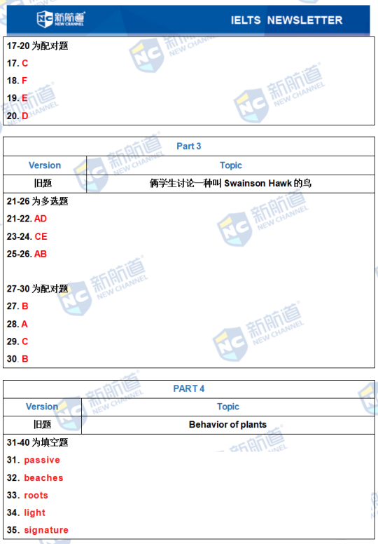 雅思考试机经 雅思考试机经