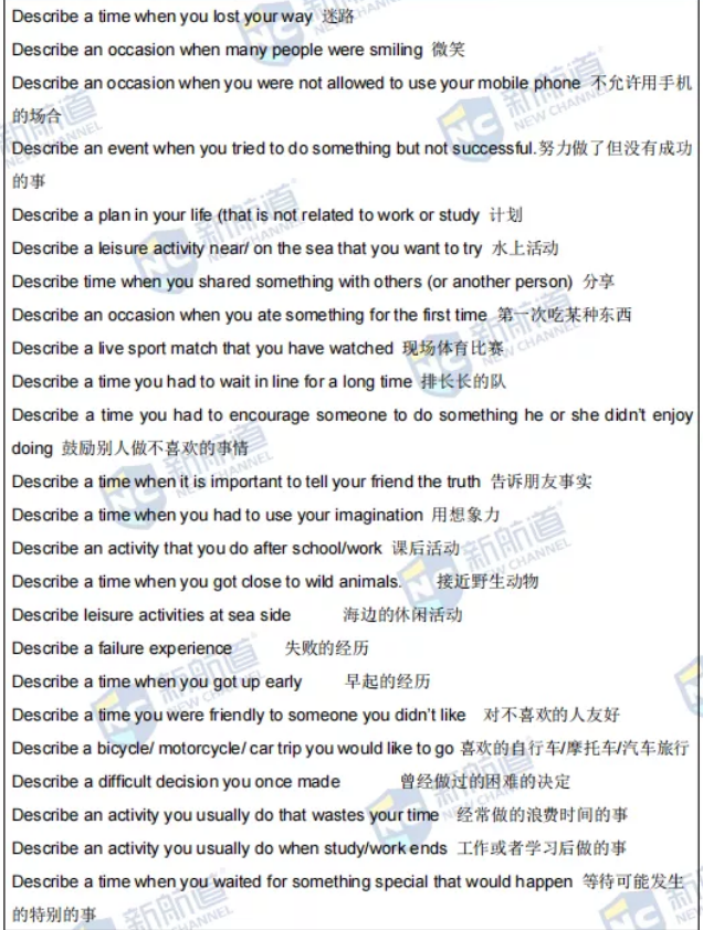 新航道2021年10月9日雅思考试回忆