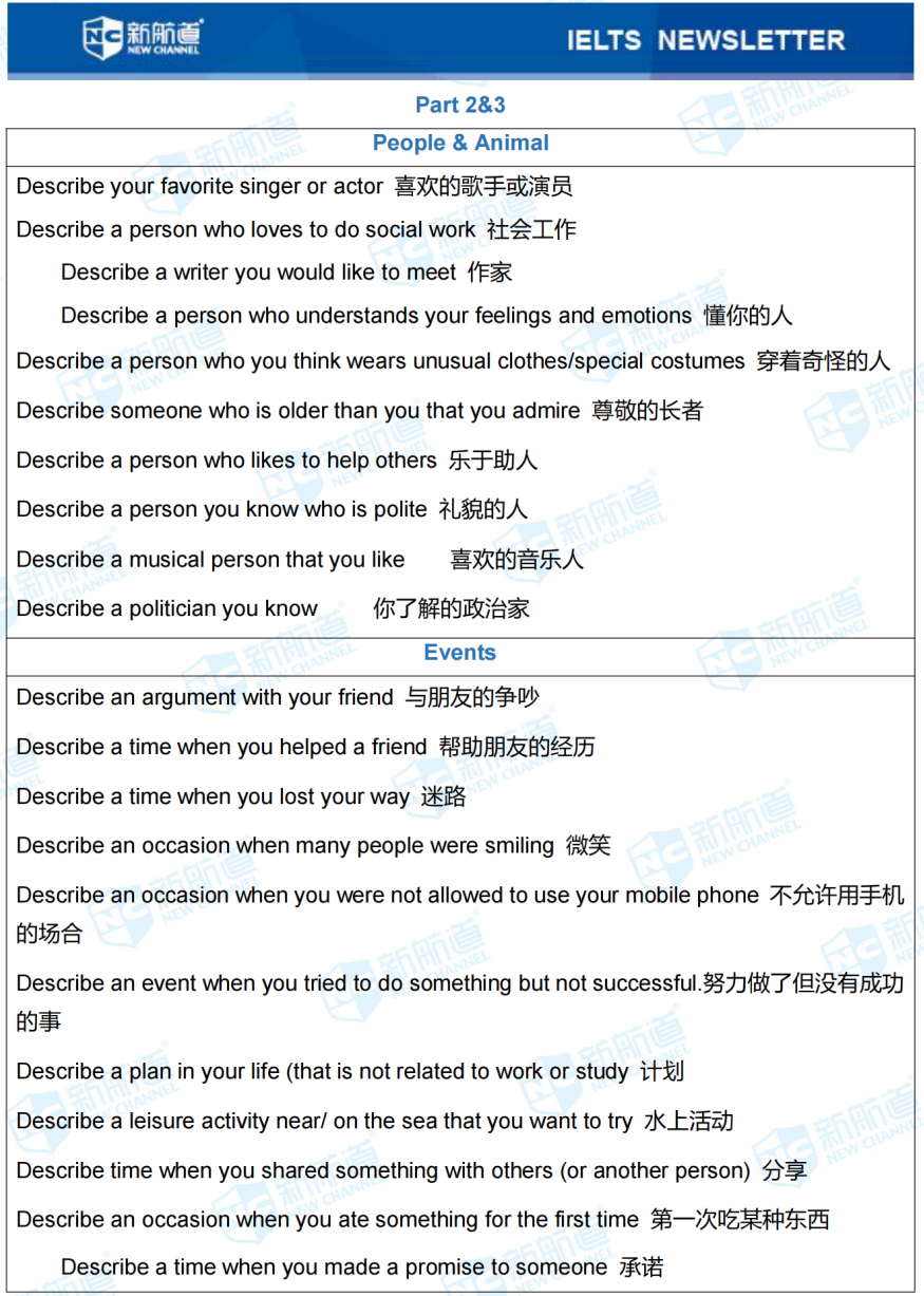 雅思考试机经 雅思考试机经