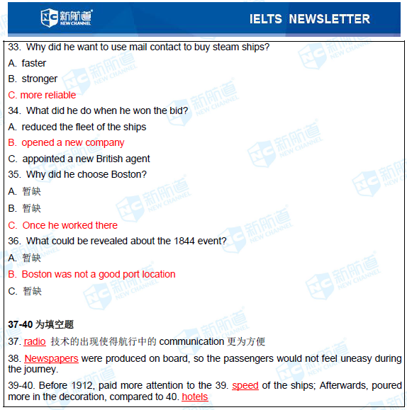 新航道2020年12月12日雅思考试机经! 新航道2020年12月12日雅思考试机经!