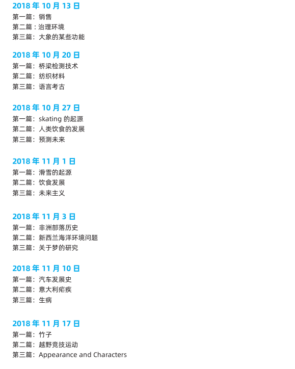 2020年9月17&20日雅思阅读考试预测
