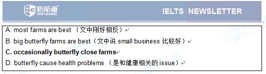 2017.05.13雅思考试阅读机经 Passage 1 蝴蝶农场