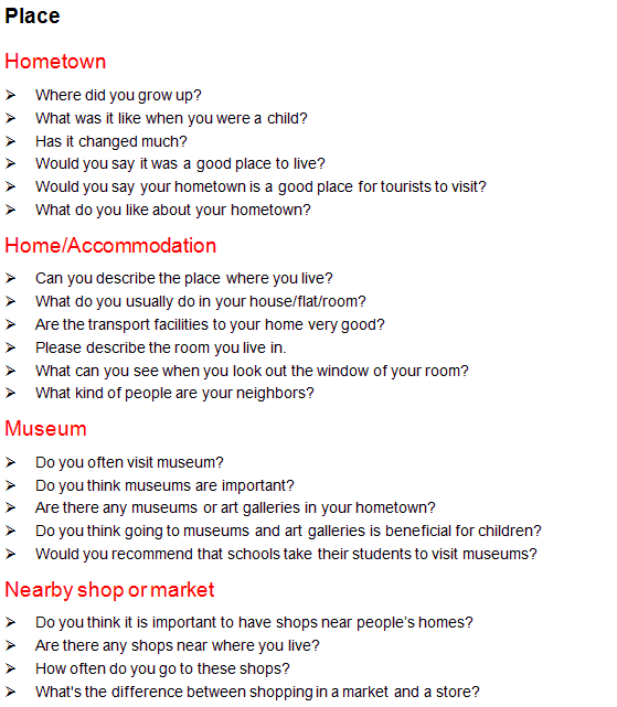 2015年5月21日雅思口语预测