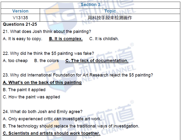 新航道2016年12月15日雅思考试回忆3