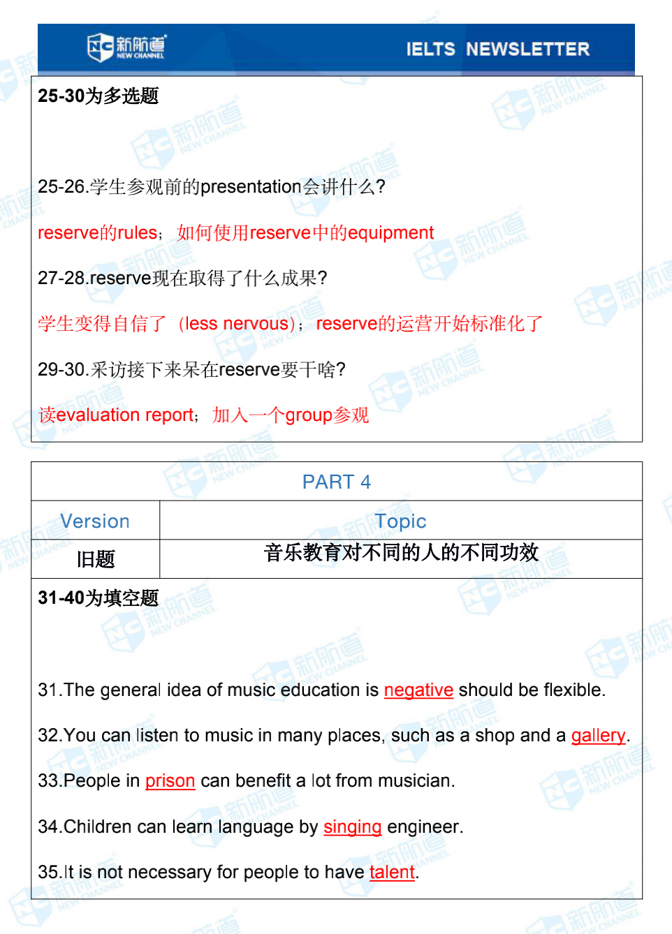  新航道2020年07月18日雅思考试机经！