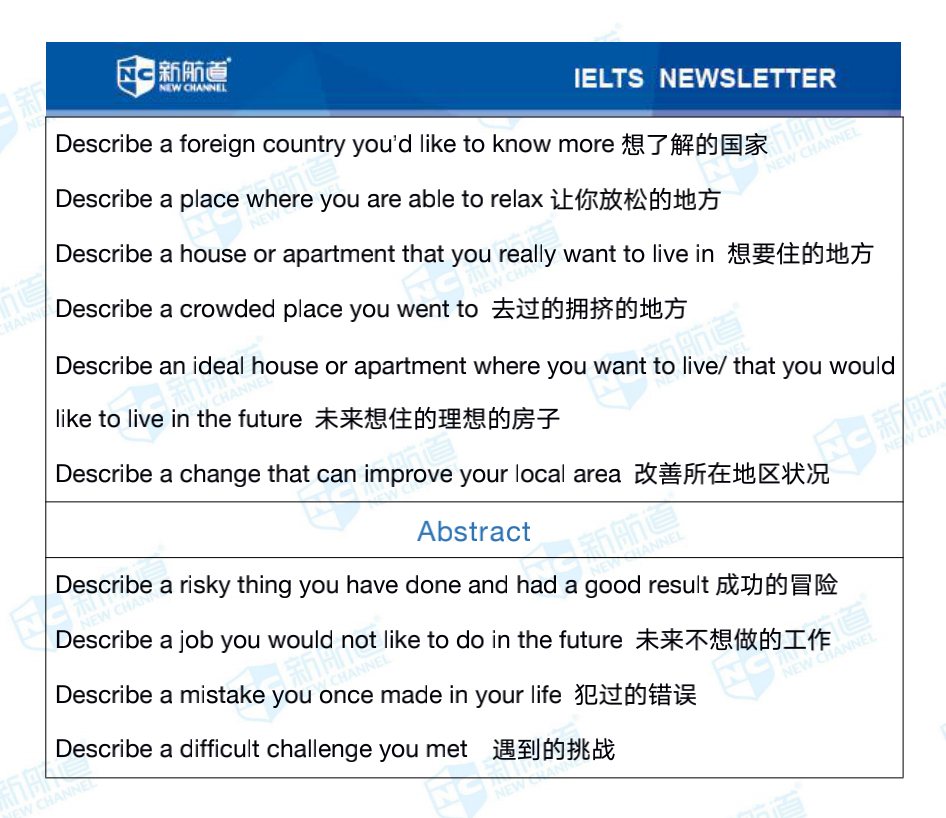  新航道2020年07月18日雅思考试机经！