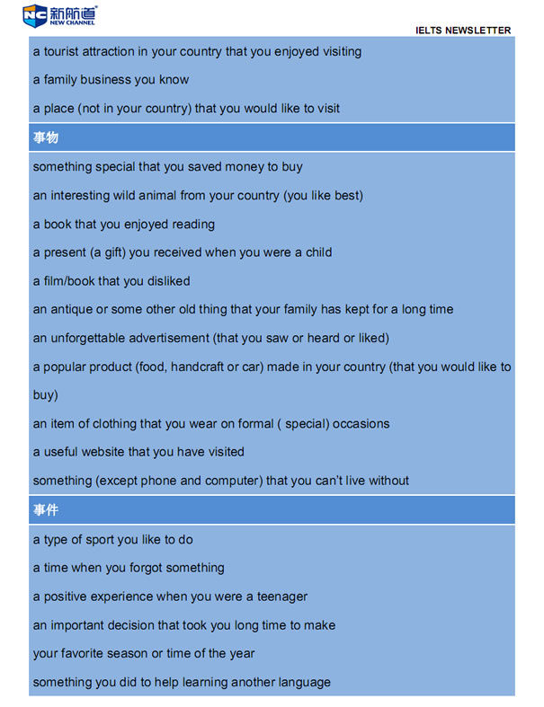 新航道2014年4月5日雅思考试回忆