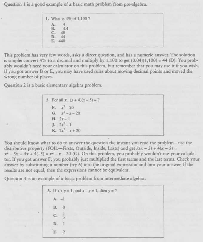 ACT官方指南-数学OGPDF下载