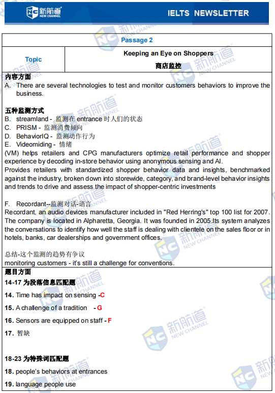 雅思考试机经 雅思考试机经