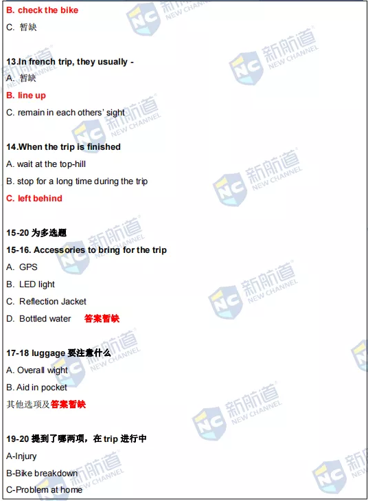 新航道2021年12月18日雅思考试回忆 新航道2021年12月18日雅思考试回忆