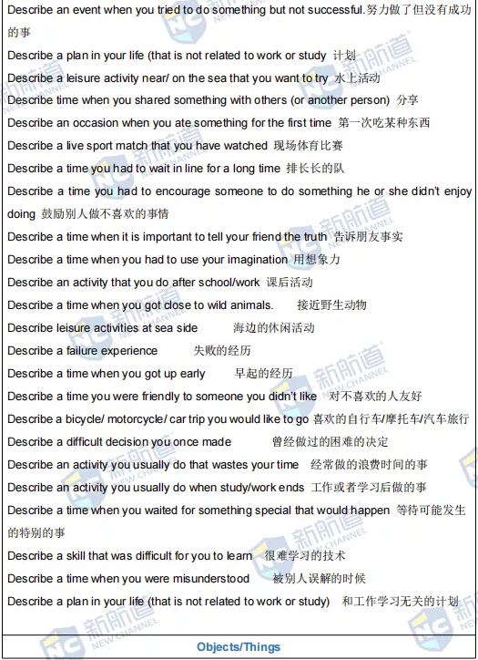 新航道2021年12月18日雅思考试回忆 新航道2021年12月18日雅思考试回忆