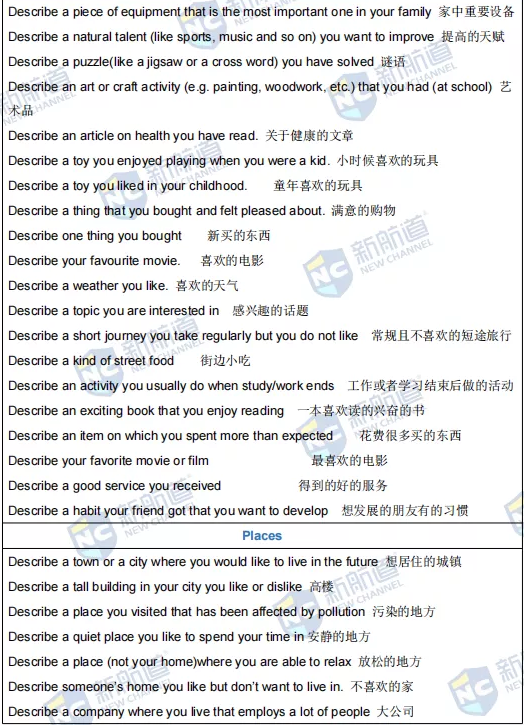 新航道2021年12月18日雅思考试回忆 新航道2021年12月18日雅思考试回忆