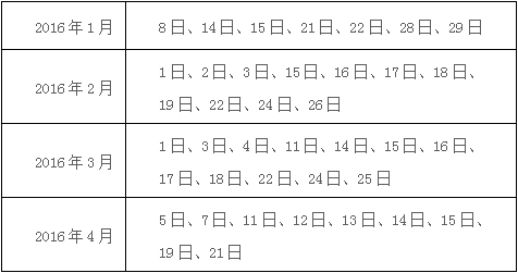 2016年GMAT考试时间