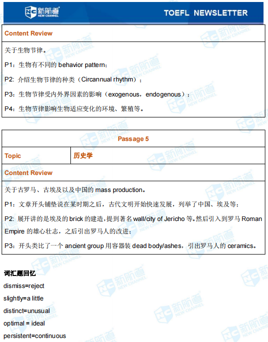托福考试机经