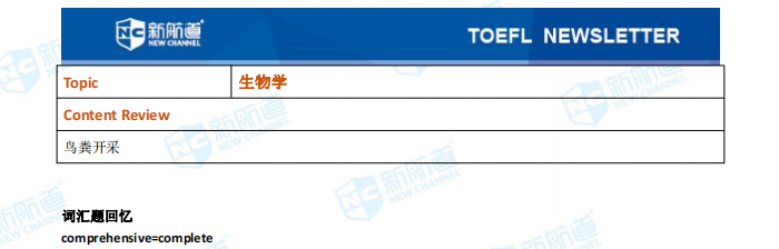 新航道2021年04月21日托福考试机经！