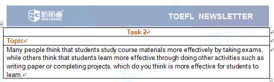 2017年5月20号的托福口语机经 Task 2